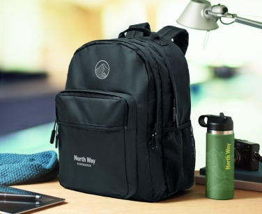 Logo trade promotional products image of: 300D RPET laptop backpack