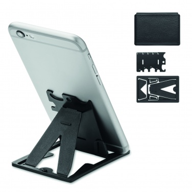 Logo trade promotional products image of: Multi-tool pocket phone stand