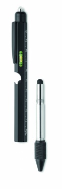 Logotrade corporate gift image of: Spirit level pen with ruler