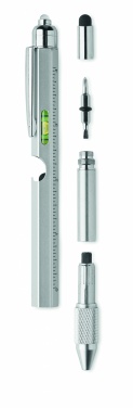 Logotrade business gift image of: Spirit level pen with ruler