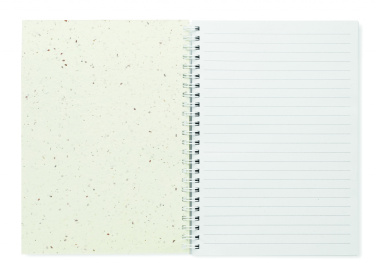 Logo trade promotional merchandise image of: A5 seed paper cover notebook
