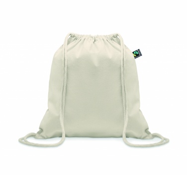 Logo trade business gift photo of: Drawstring bag Fairtrade