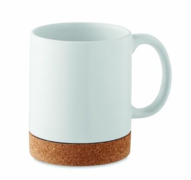 Logo trade promotional products picture of: Sublimation ceramic cork mug