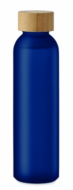 Logo trade promotional giveaways image of: Frosted glass bottle 500ml