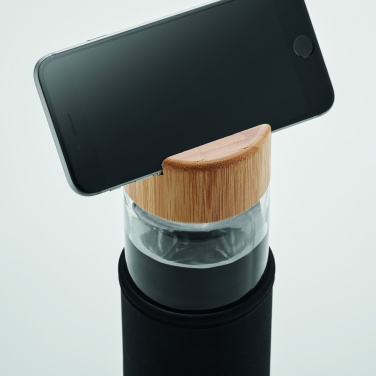 Logotrade promotional merchandise photo of: Glass bottle bamboo lid 600ml