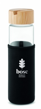 Logo trade promotional products picture of: Glass bottle bamboo lid 600ml