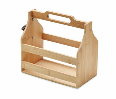 Logotrade promotional merchandise photo of: 6 beer crate in bamboo