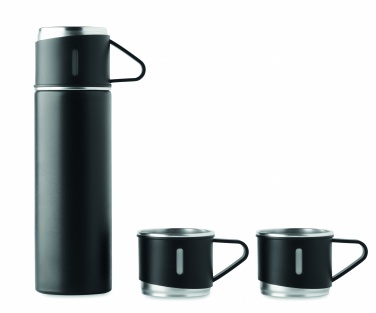 Logo trade promotional items picture of: Double wall bottle and cup set