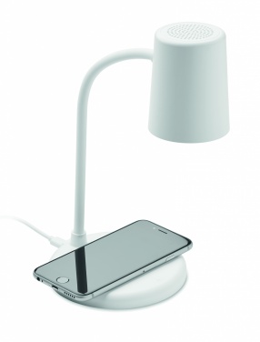 Logotrade advertising product picture of: Wireless charger, lamp speaker