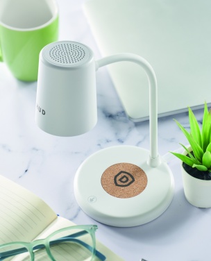 Logotrade promotional merchandise picture of: Wireless charger, lamp speaker
