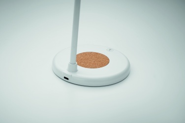 Logo trade corporate gift photo of: Wireless charger, lamp speaker