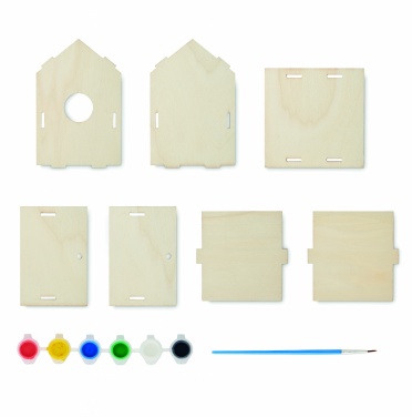 Logotrade promotional products photo of: DIY wooden bird house kit