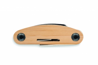 Logo trade promotional products image of: Multi tool pocket in bamboo