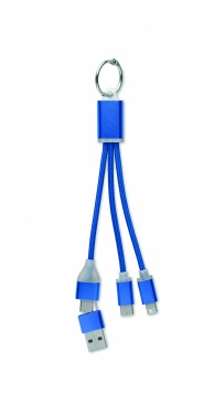Logo trade promotional gifts image of: 4 in 1 charging cable type C