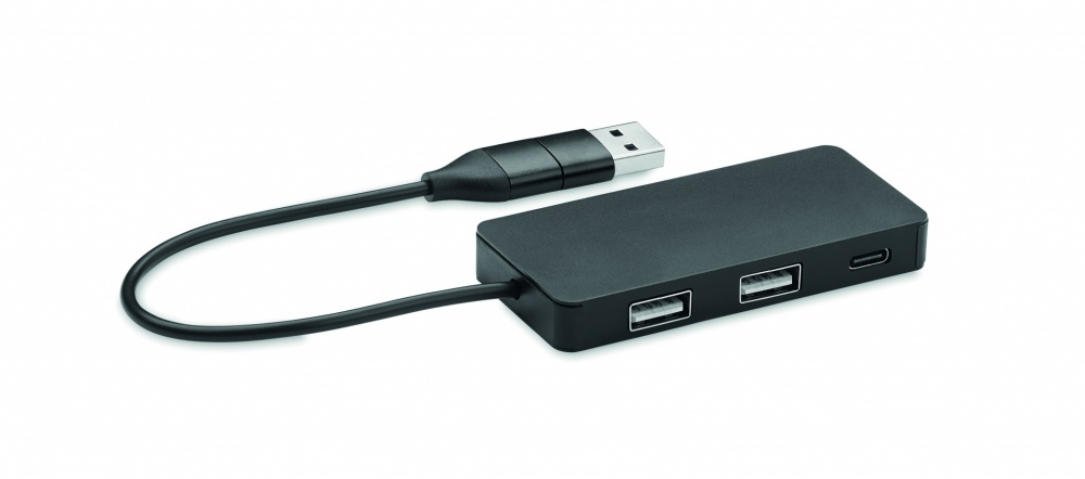 Logotrade promotional giveaway picture of: 3 port USB hub with 20cm cable