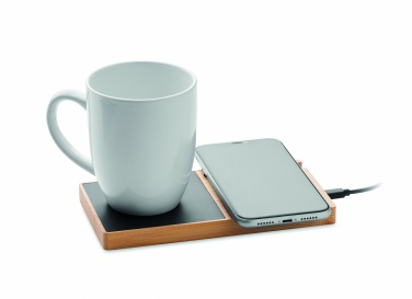 Logo trade promotional merchandise image of: 1Wireless charger mug warmer