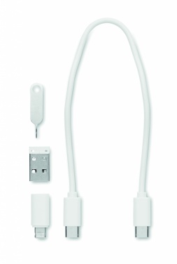 Logo trade promotional merchandise picture of: 9 in 1 cable connector set