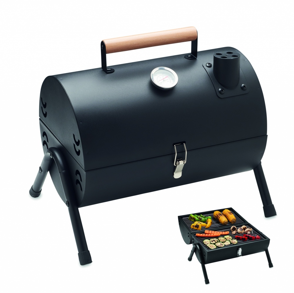 Logo trade promotional gifts image of: Portable barbecue with chimney