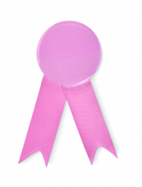 Logo trade advertising products image of: Ribbon style badge pin