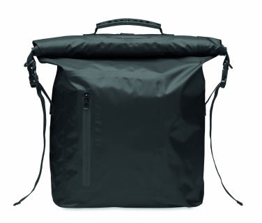 Logo trade business gifts image of: RPET waterproof rolltop bag