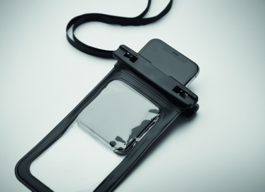 Logo trade business gift photo of: Waterproof smartphone pouch