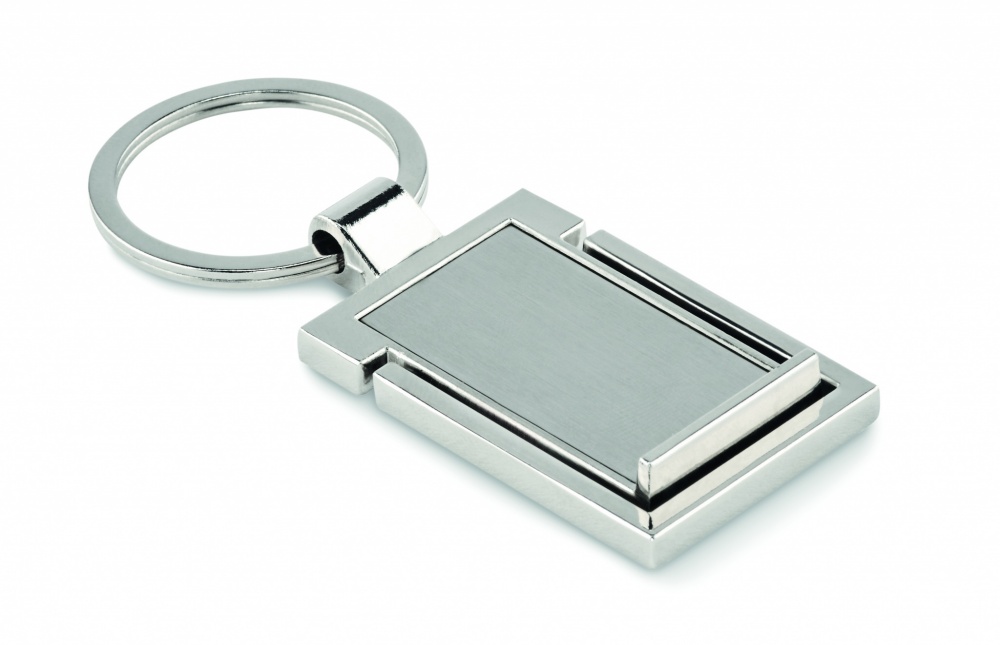 Logotrade promotional item image of: Metal key ring phone stand Seinajoki