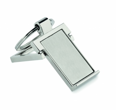 Logo trade corporate gifts picture of: Metal key ring phone stand Seinajoki
