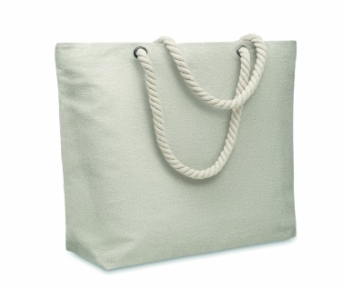 Logo trade promotional gift photo of: Cord handle beach bag 220gr/m²