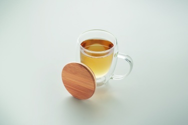 Logo trade advertising products picture of: Double wall borosilicate mug