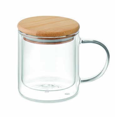 Logo trade promotional merchandise picture of: Double wall borosilicate mug