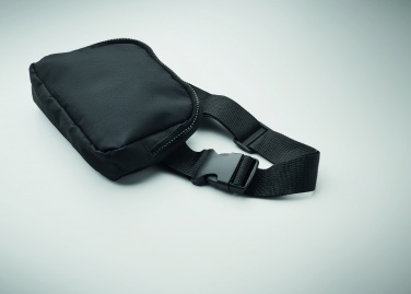 Logo trade business gifts image of: 300D RPET polyester waist bag