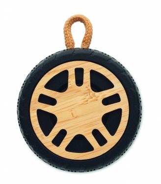 Logo trade advertising products image of: Wireless speaker tire shaped