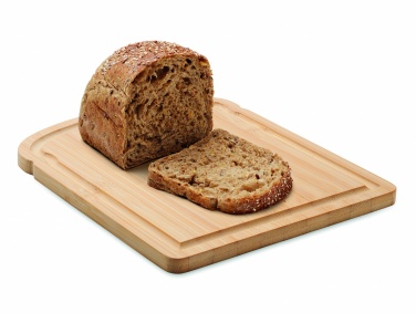 Logo trade corporate gifts image of: Bamboo bread cutting board