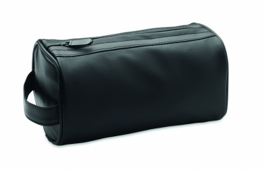 Logotrade promotional giveaway picture of: Soft PU cosmetic bag and zipper