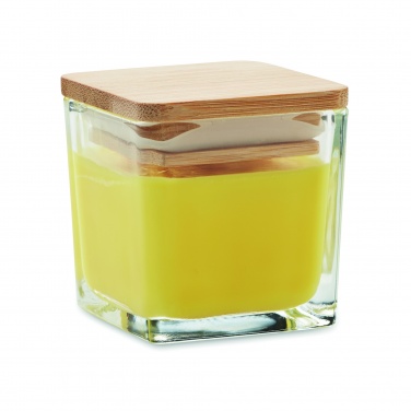 Logo trade corporate gifts picture of: Squared fragranced candle 50gr