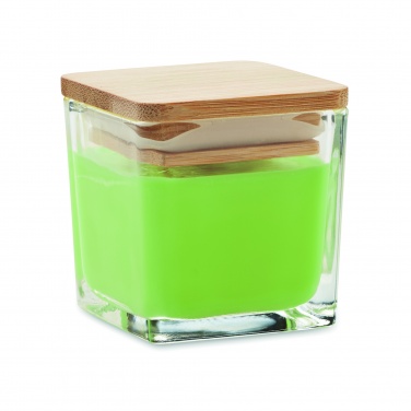 Logotrade promotional merchandise picture of: Squared fragranced candle 50gr