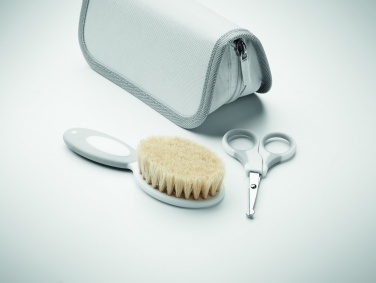 Logo trade promotional merchandise image of: 6 piece baby grooming set