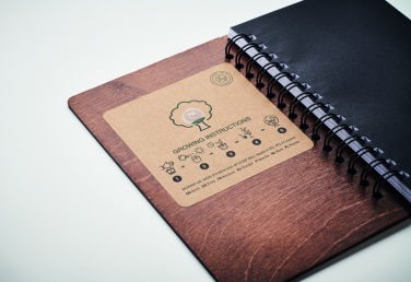 Logo trade promotional gift photo of: A5 Birch tree GROWBOOK™