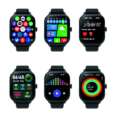 Logo trade advertising product photo of: Smart wireless health watch