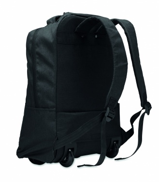 Logotrade promotional merchandise image of: A portable backpack trolley with wheels, made of 600D RPET polyester