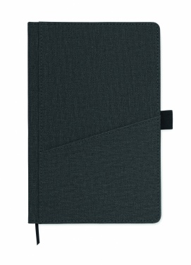 Logotrade promotional product picture of: A5 notebook PU front pocket