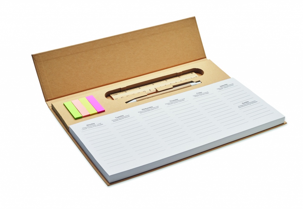 Logotrade corporate gift picture of: Weekly desktop planner