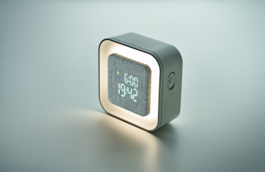 Logo trade advertising products image of: Recycled ABS/RPET alarm clock Stuttgart