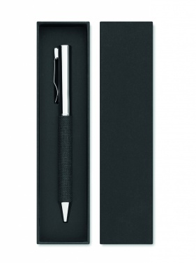Logo trade advertising product photo of: Metal twist ball pen in box