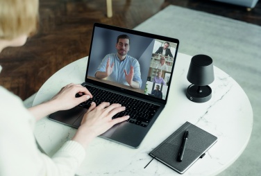 Logo trade promotional items image of: USB rechargeable table lamp