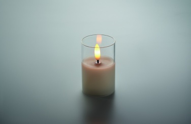 Logotrade promotional giveaway picture of: LED wax candle in glass holder
