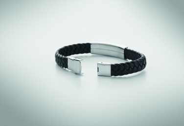 Logotrade promotional items photo of: Braided faux leather bracelet