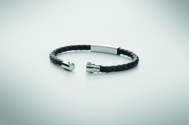 Logotrade promotional giveaway picture of: Braided faux leather bracelet
