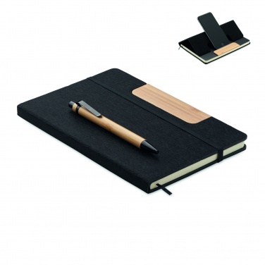 Logotrade business gift image of: A5 RPET notebook set