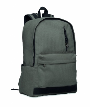 Logotrade promotional items photo of: A 15-inch laptop backpack made of recycled pre-consumer cotton with customizable printing